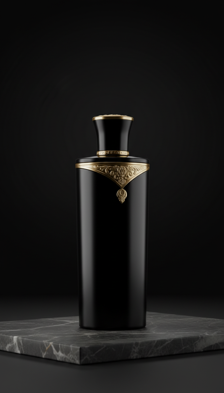 Shampoo Black Lacquer Gold Accents